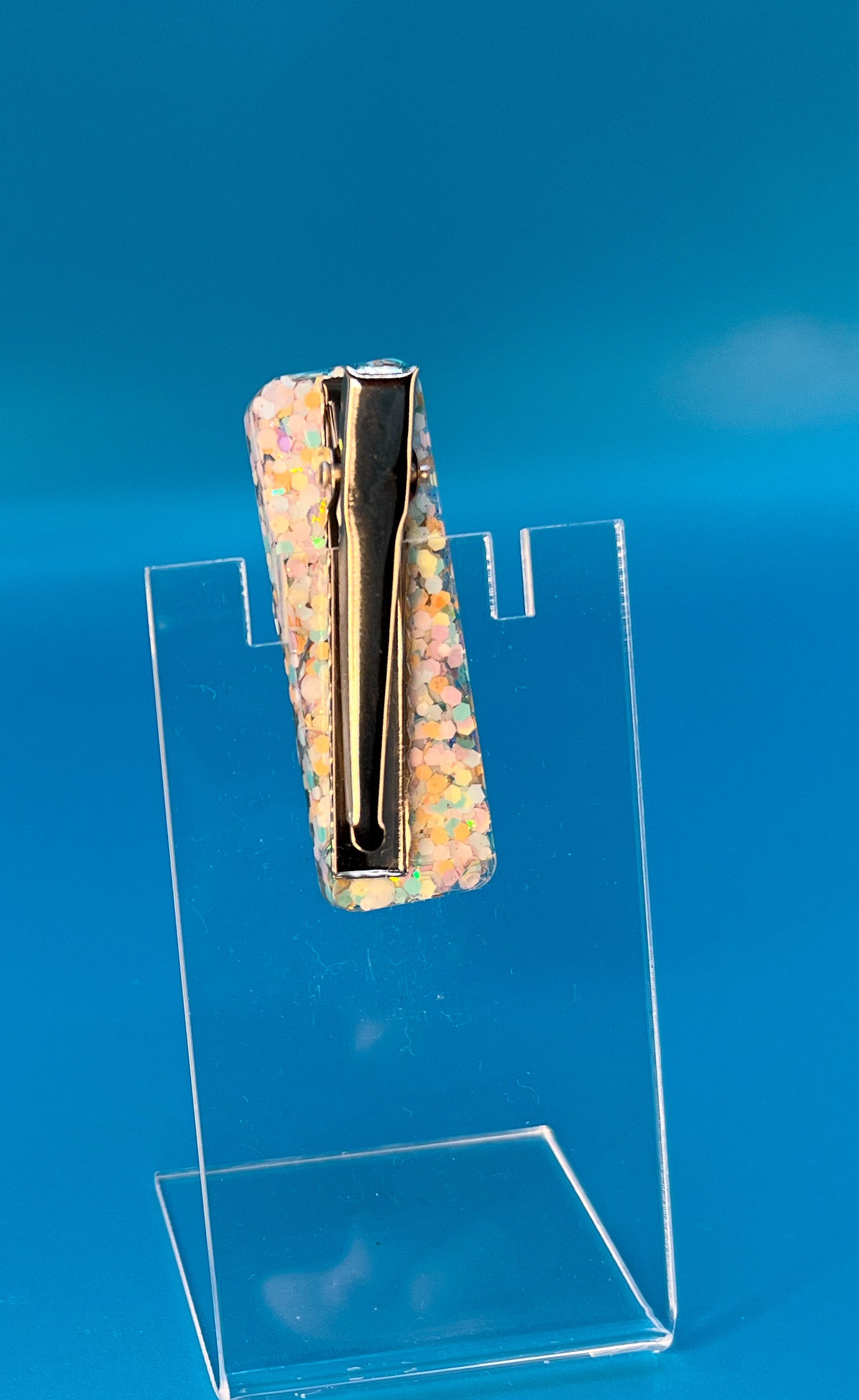 Pastel Shades Mini Rectangle Hair Clip