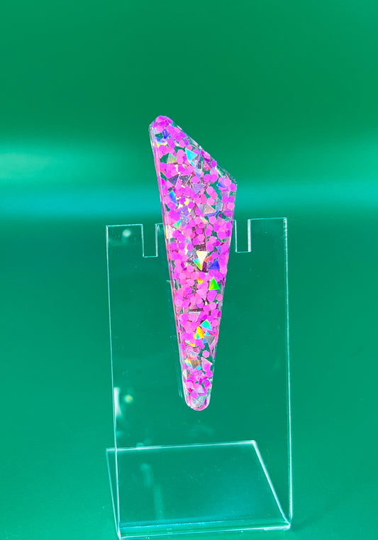 Future Holo Small Triangle Hair Clip