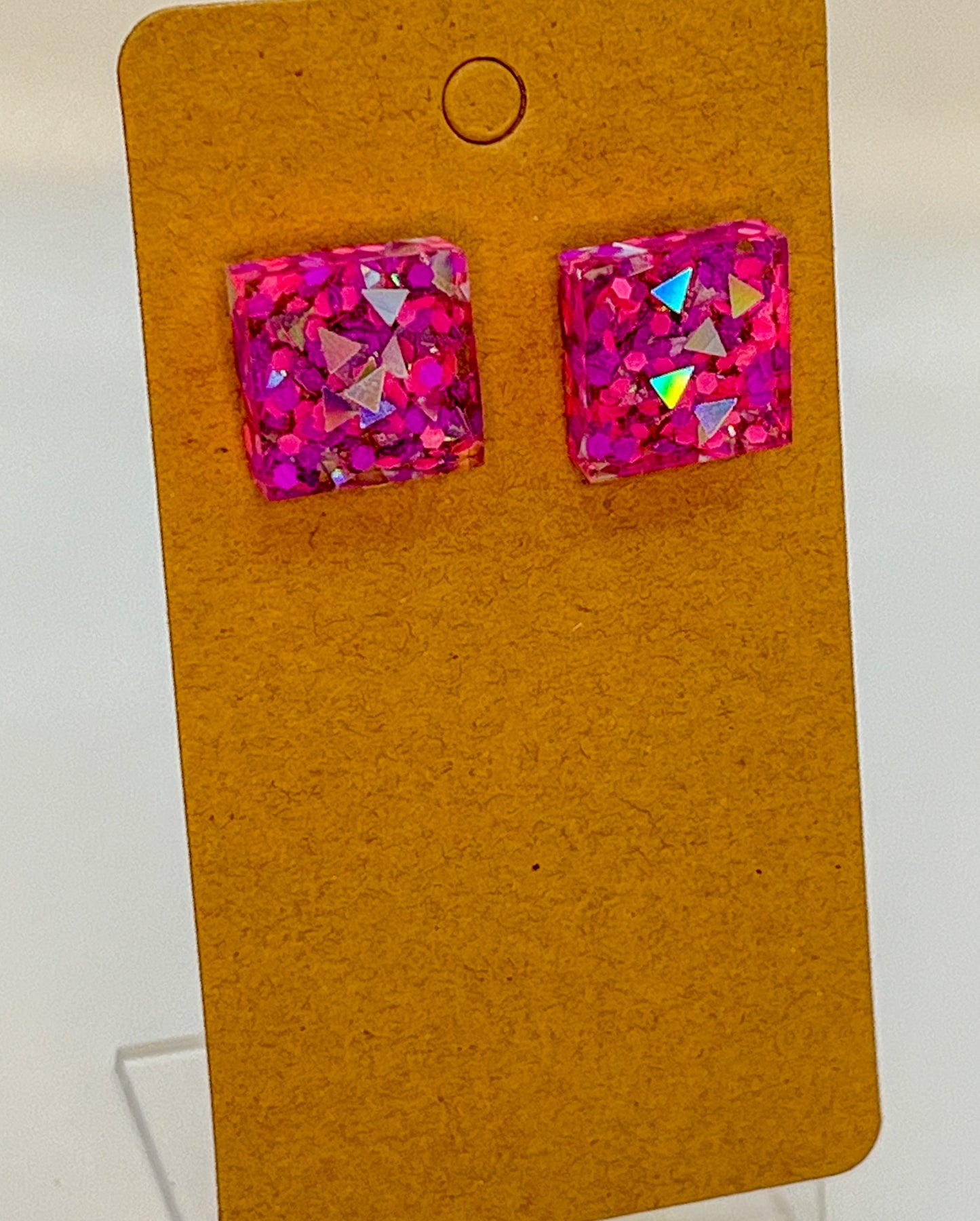 Square Stud Earrings