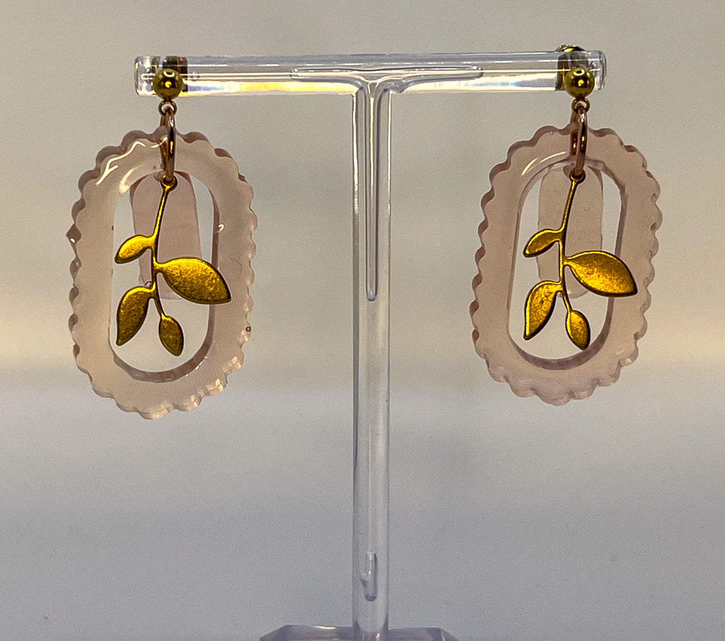 Olive Branch Dangle Earrings