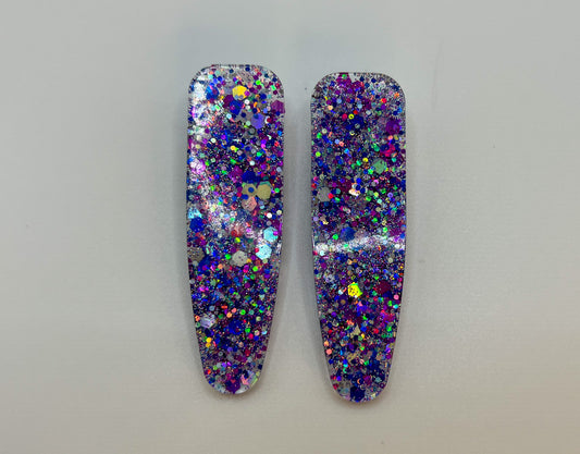 Purple Flash Surfboard Hair Clip