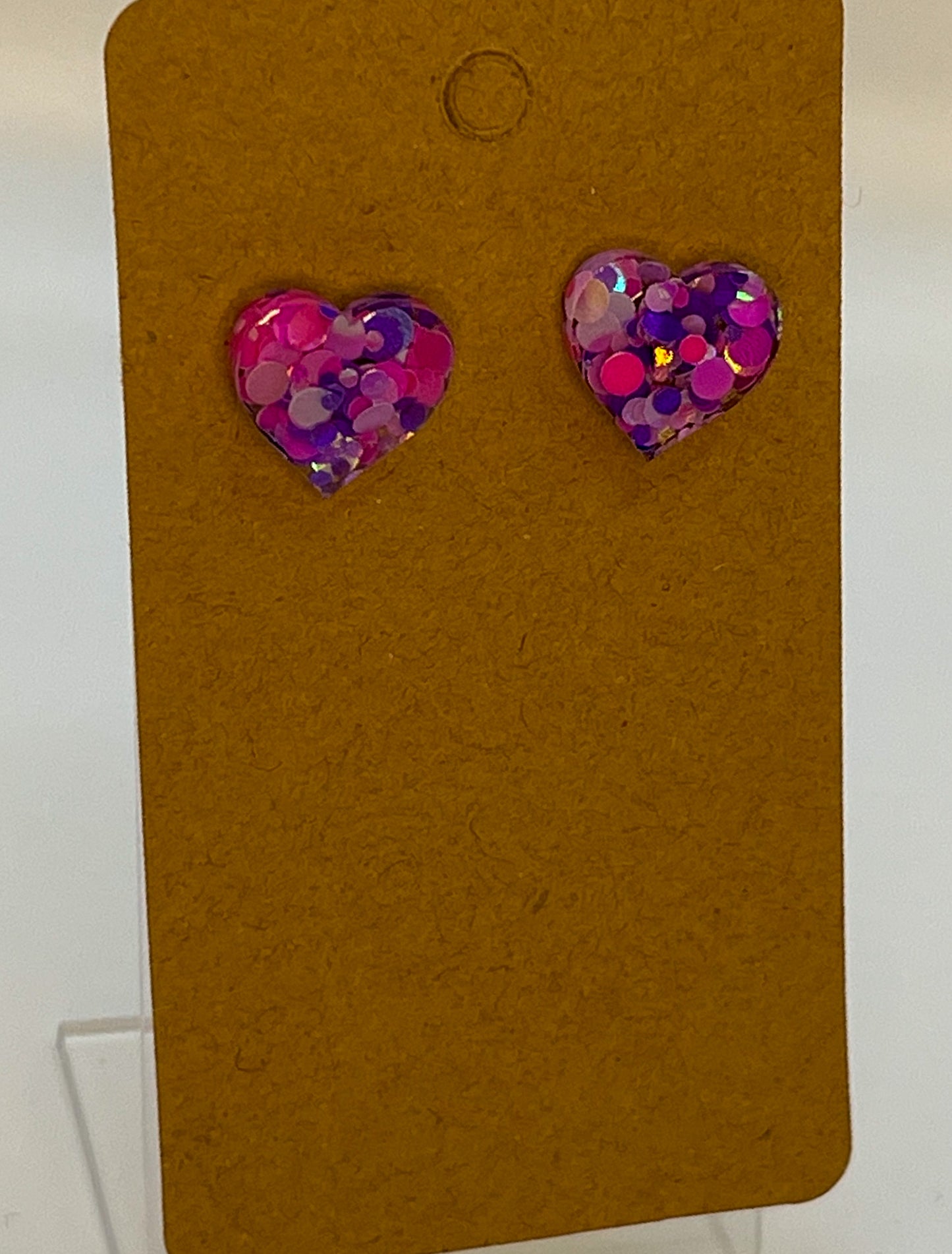 Heart Stud Earrings