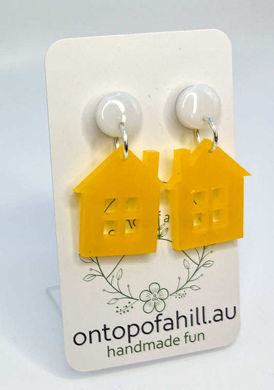 Sunshine House Dangle Earrings