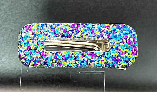 Royal Mix Rectangle Hair Clip