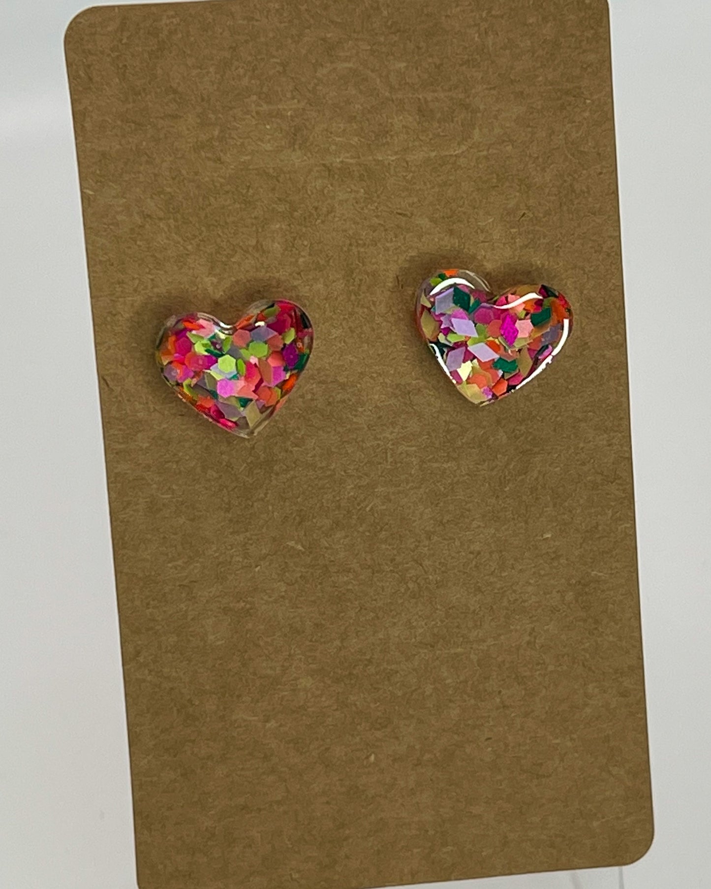 Heart Stud Earrings