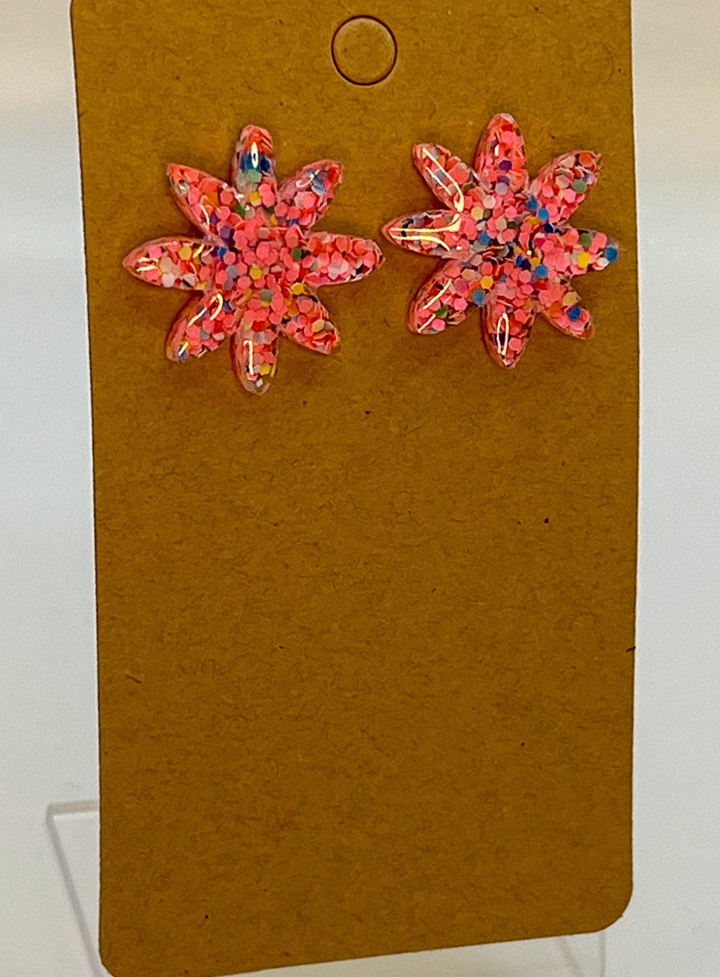 Cactus Flower Stud Earrings