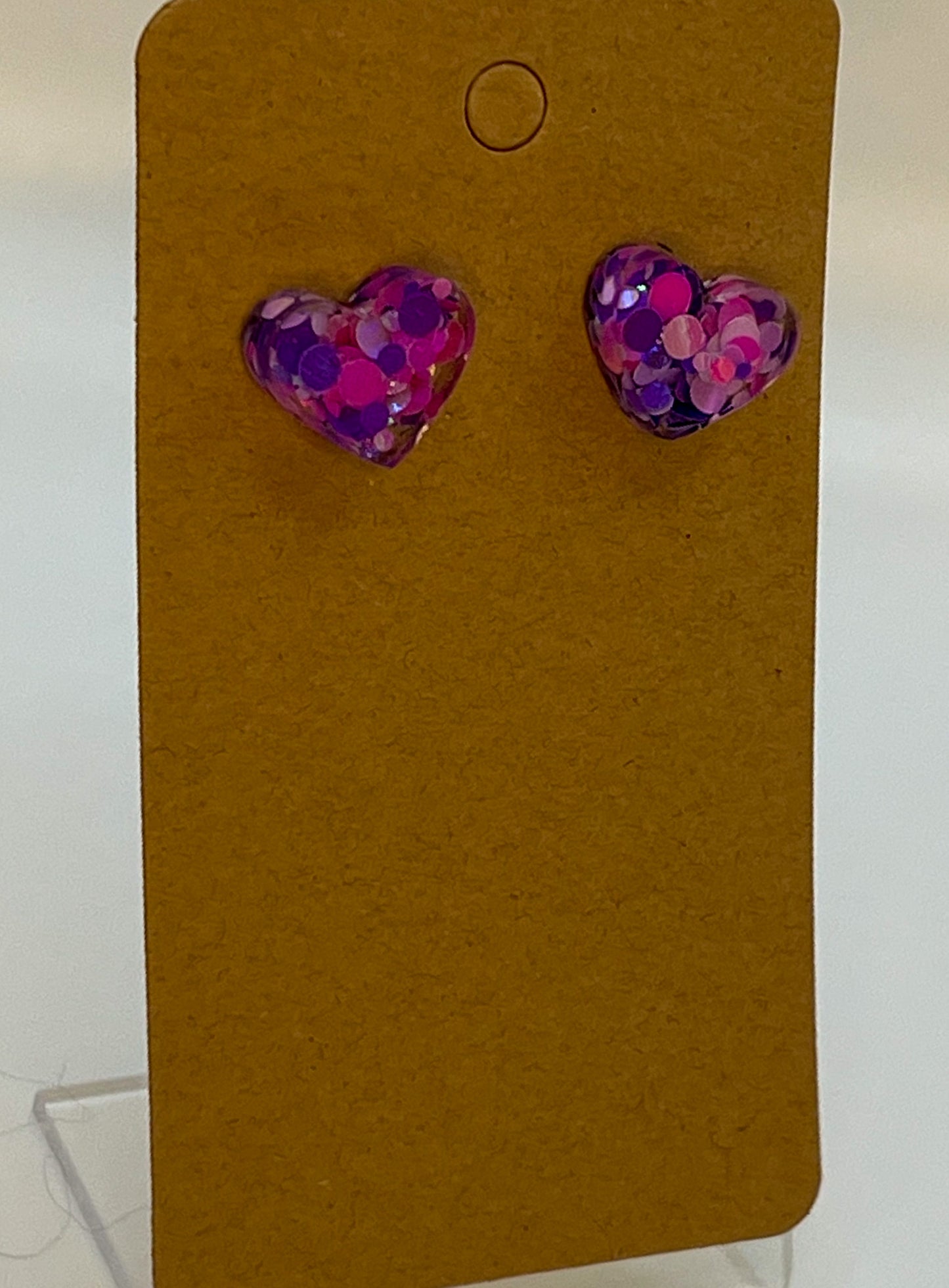 Heart Stud Earrings