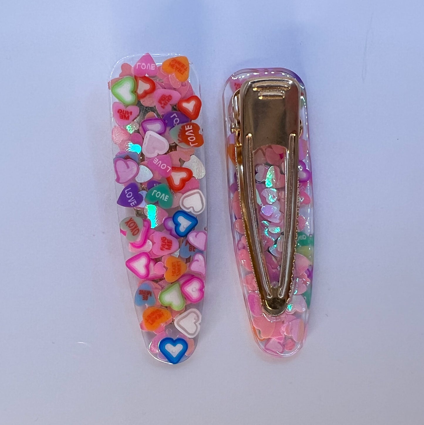 Sweet Heart Surfboard Hair Clip