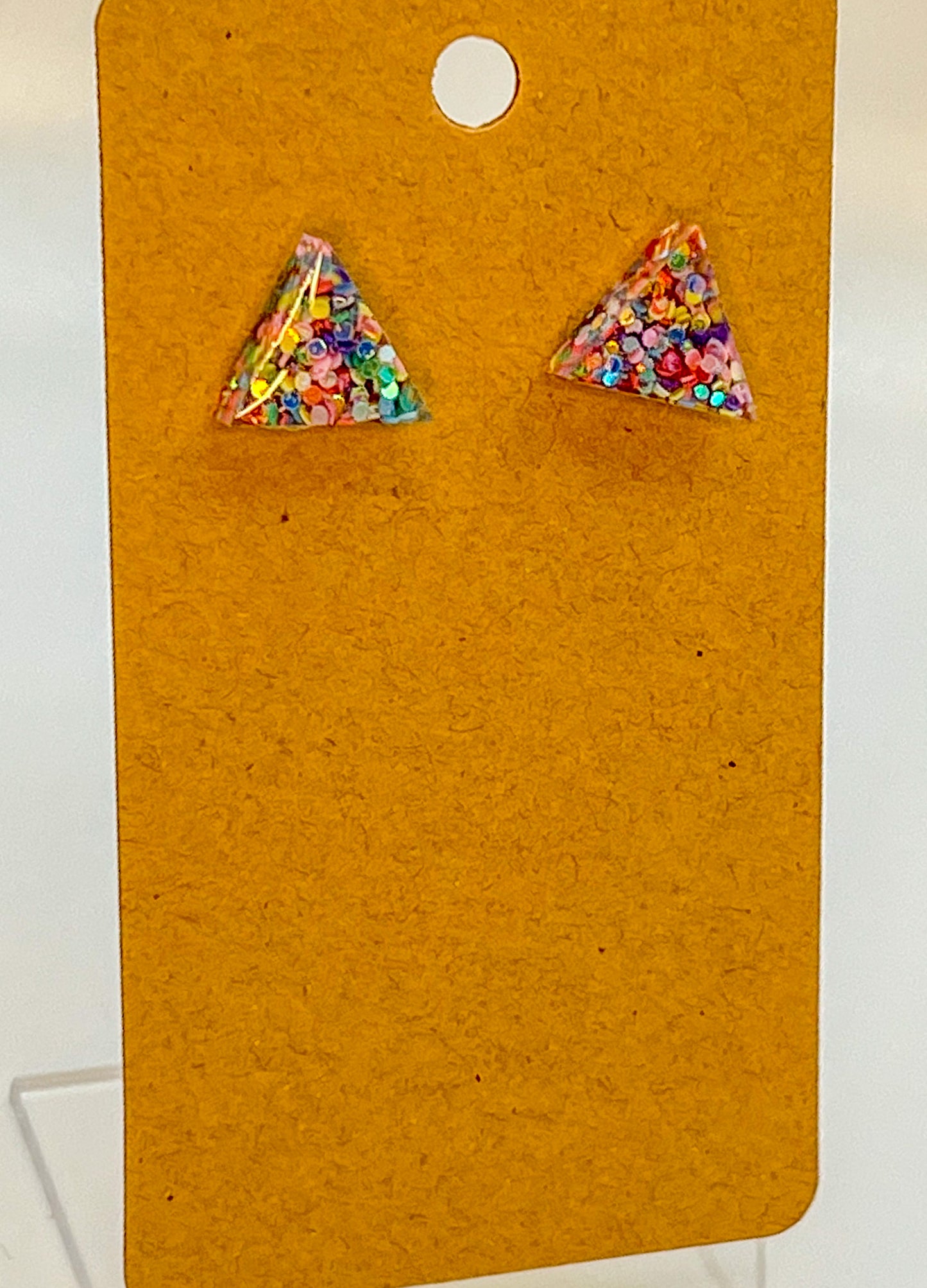 Triangle Stud Earrings