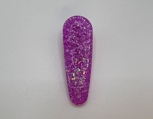 Electric Purple Surfboard Hair Clip