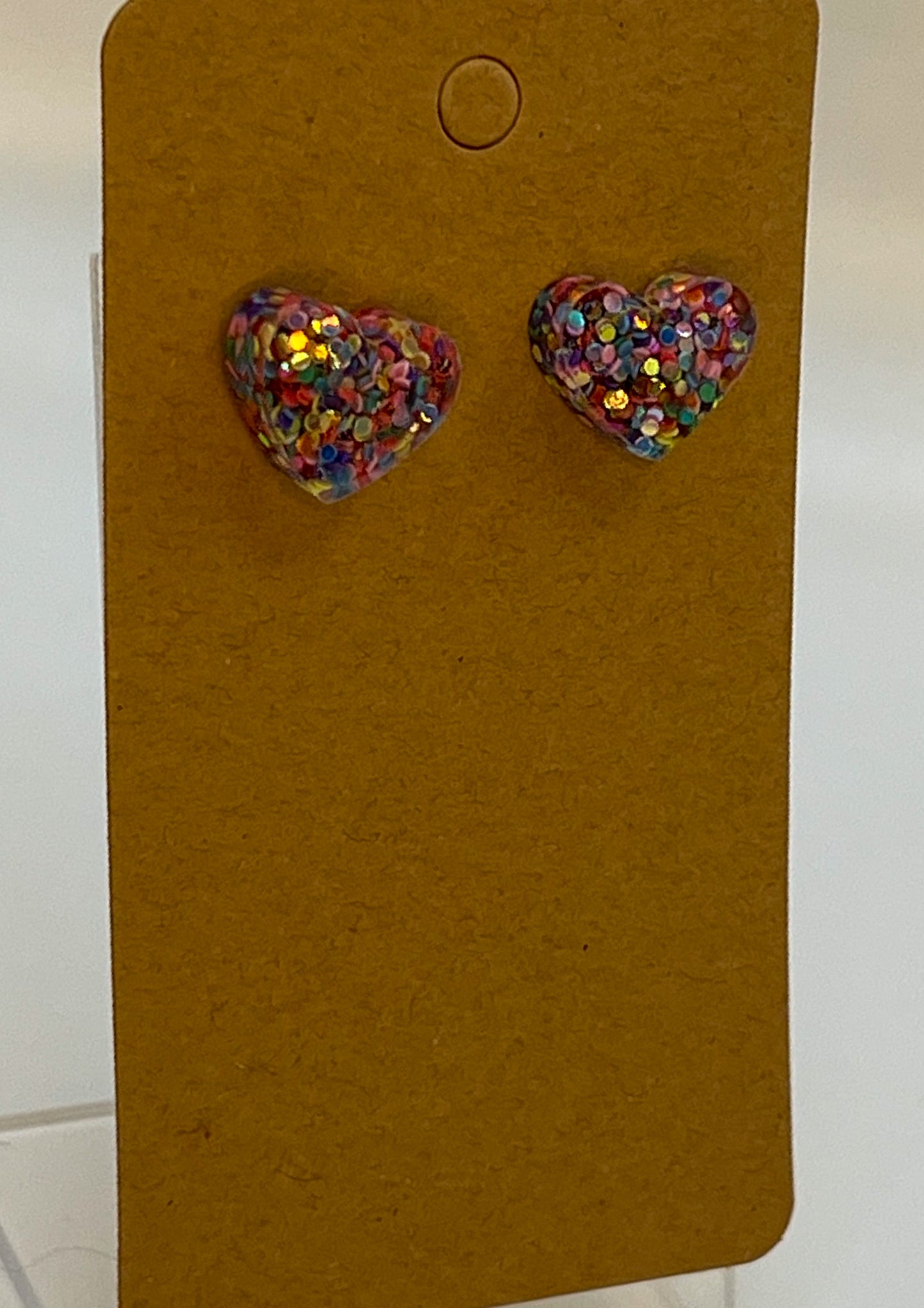 Heart Stud Earrings