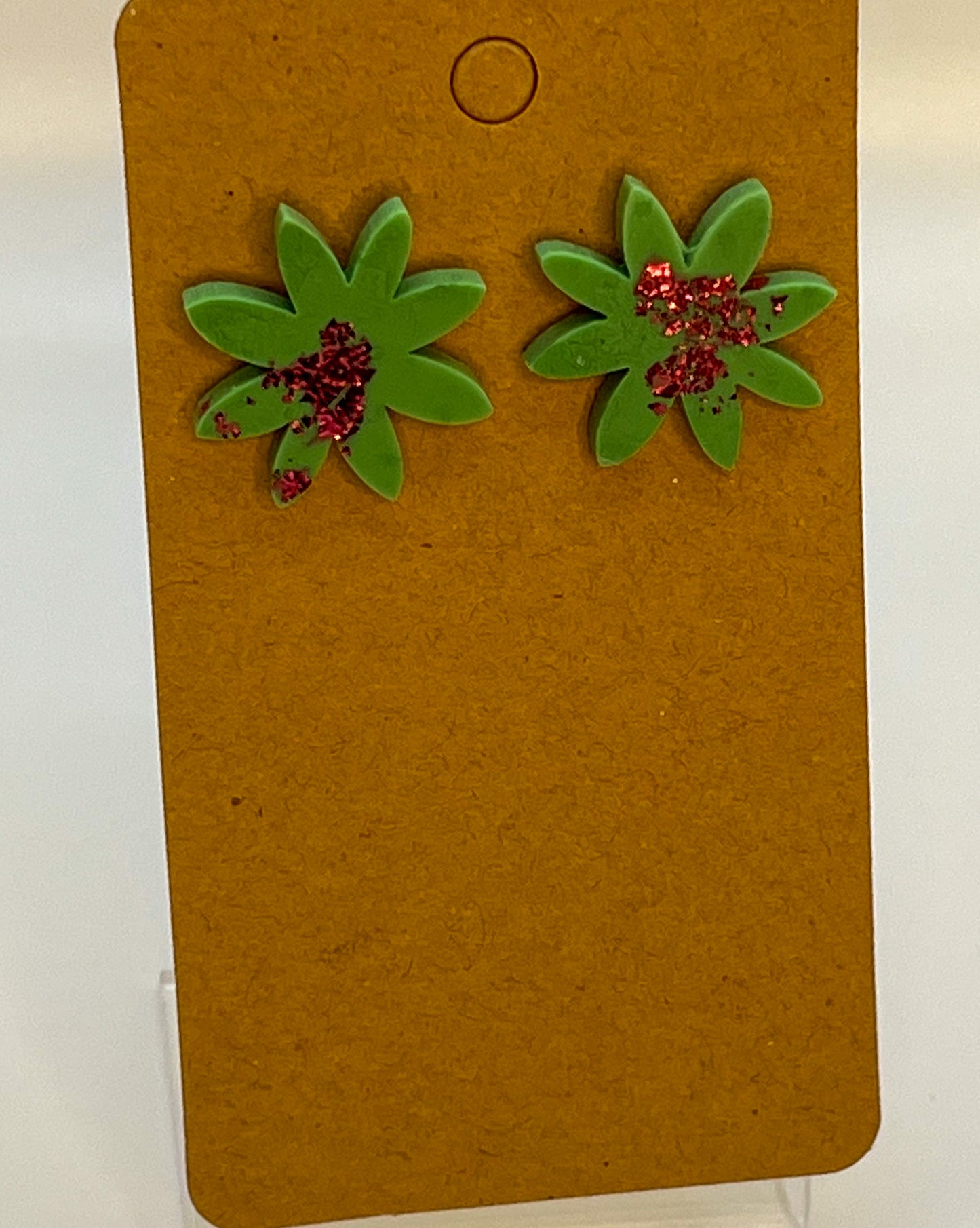 Cactus Flower Stud Earrings