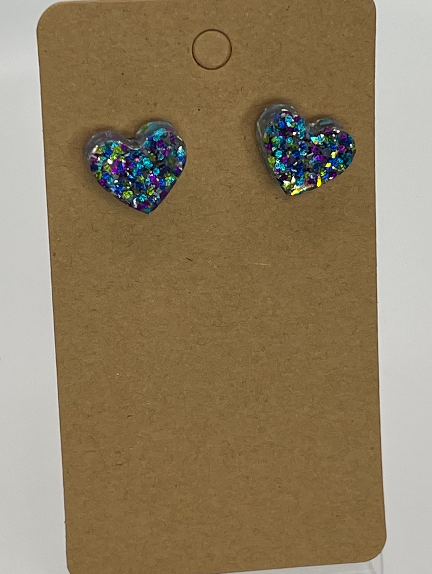 Heart Stud Earrings