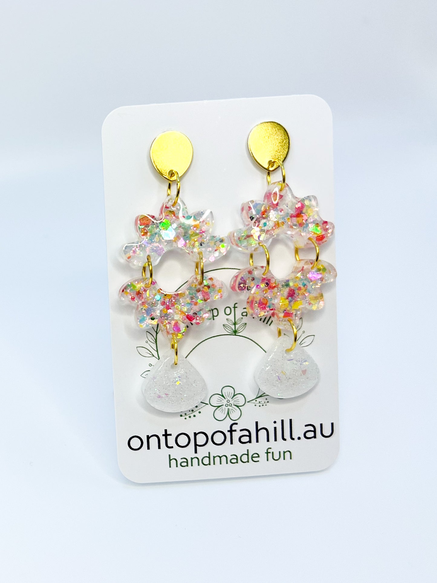 Fairy Floral Drop Dangle Earrings