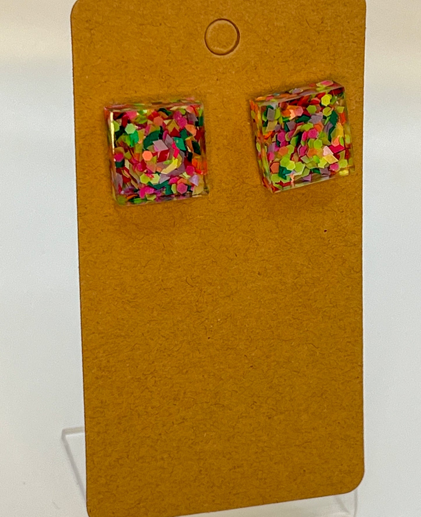 Square Stud Earrings