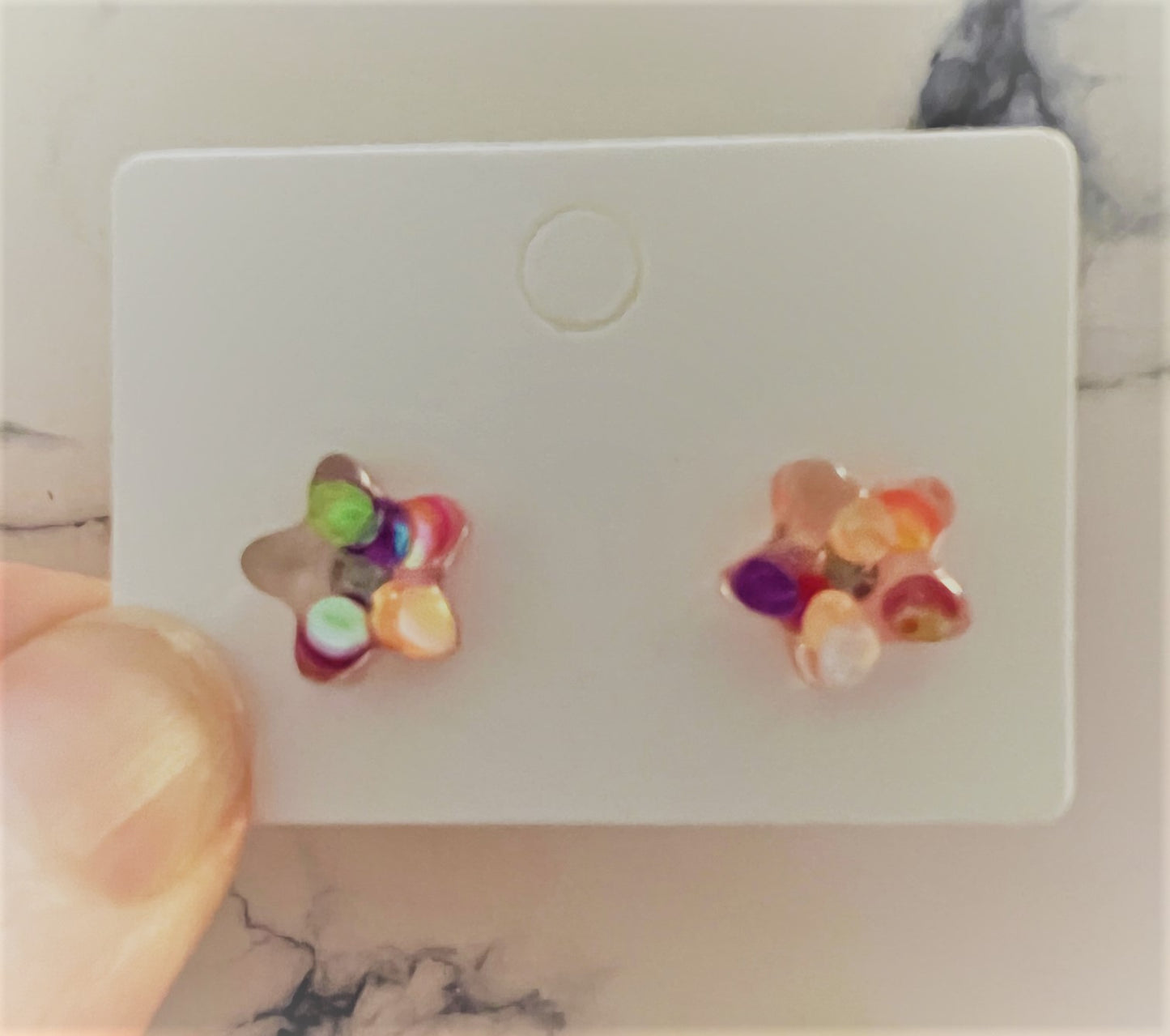 Tiny Flower Stud Earrings