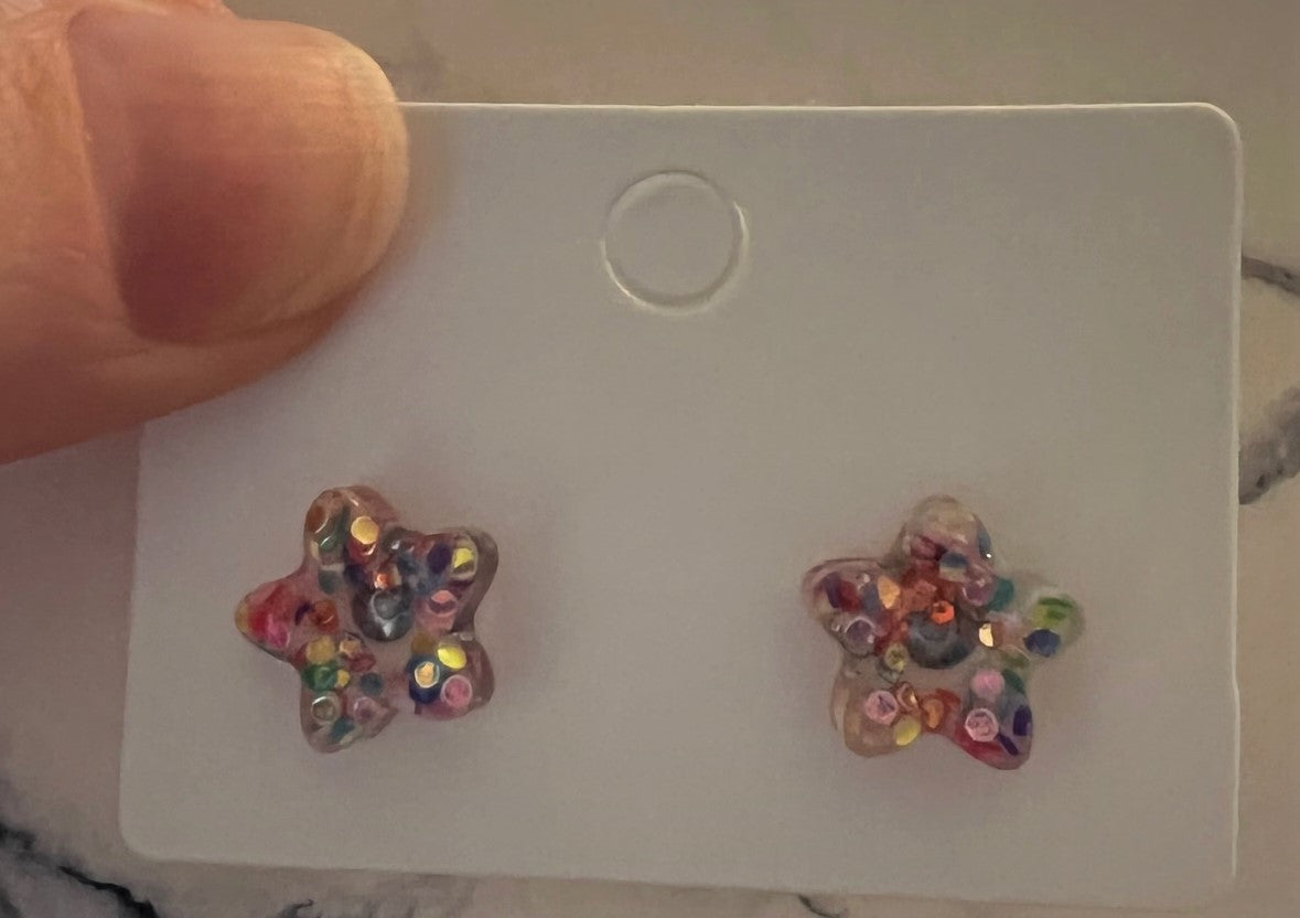 Tiny Flower Stud Earrings