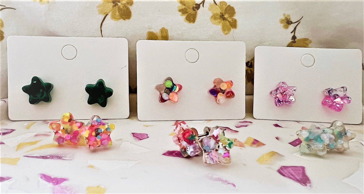 Tiny Flower Stud Earrings