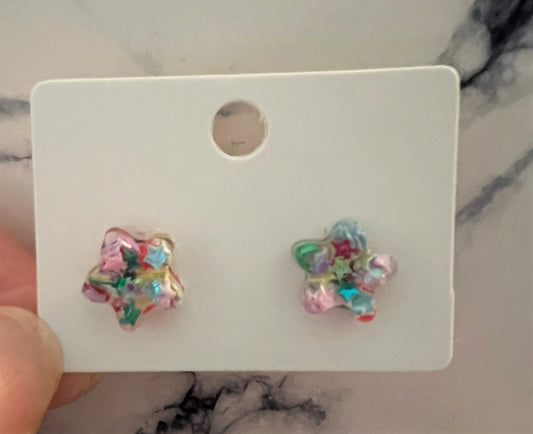 Tiny Flower Stud Earrings